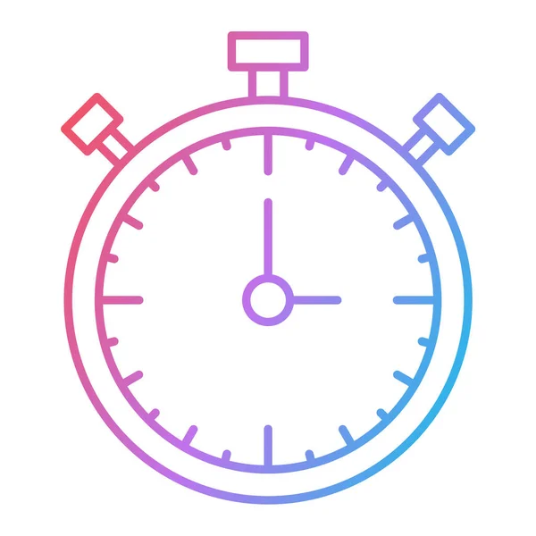 Stopwatch Icono Vector Ilustración — Archivo Imágenes Vectoriales