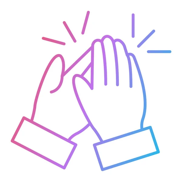 Hands Fingers Icon Vector Illustration — ストックベクタ