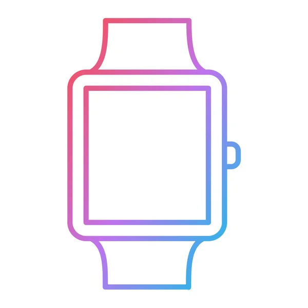 Smartwatch Mit Smartphone Icon Vektor Illustration Design — Stockvektor