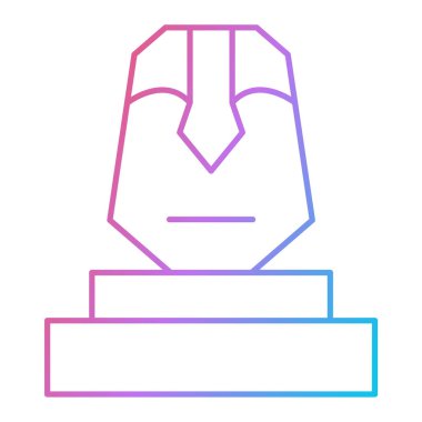 Vektör illüstrasyonu, simge ögesi arkaplanı