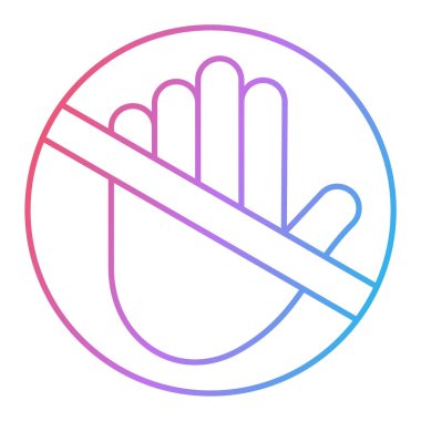 İnsanların ikonu yok. Beyzbol vektör işaretinin özet çizimi