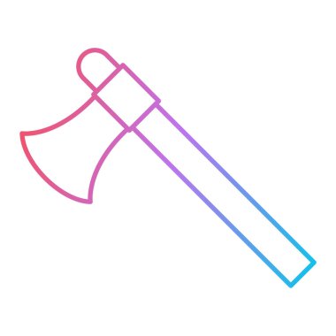 Balta simgesi. Vektör illüstrasyonu