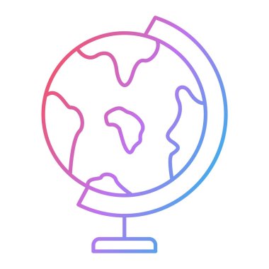 toprak küresi ikon vektör çizimi tasarımı