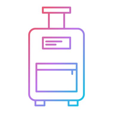 Bagaj simge vektör çizim