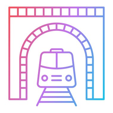 tren simgesi vektör illüstrasyonu