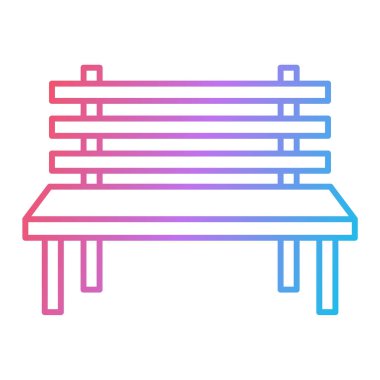 Web ve mobil uygulama tasarımınız için beyaz arkaplanda izole edilmiş bank simgesi vektörü, sandalye logosu konsepti