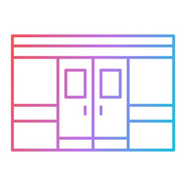 Dolap. Web simgesi basit tasarım