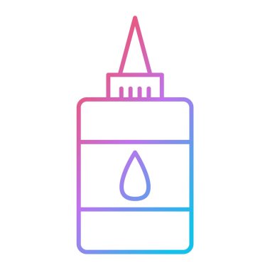 Tuz ikonu vektörü. İnce çizgi işareti. izole edilmiş sınır sembolü çizimi