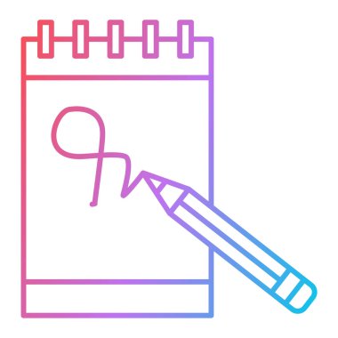 Takvim simgesi vektör illüstrasyonu