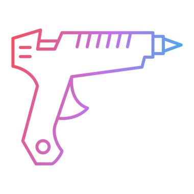 Bir silah simgesinin vektör illüstrasyonu