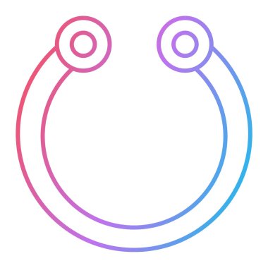 Bebek partisi ikonu. Web için meme vektör simgelerinin özet çizimi