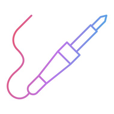 ruj simgesi vektör çizimi