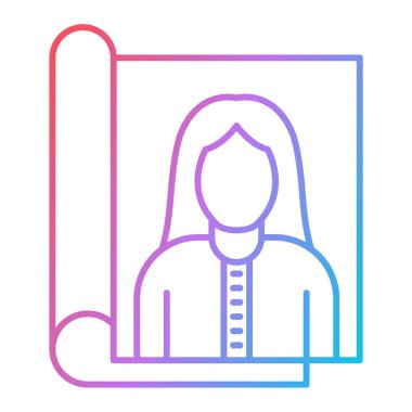 kadın simge vektörü beyaz arkaplanda izole edildi Web ve mobil uygulama tasarımı, erkek logosu konsepti