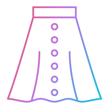 Modern b 'nin vektör illüstrasyonu kadın ikonundan yoksun