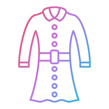 giysi simgesi vektör illüstrasyonu