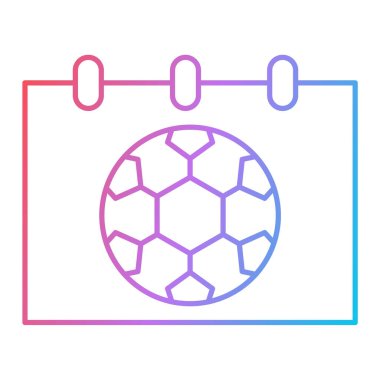 futbol topu ikonu vektör illüstrasyonu