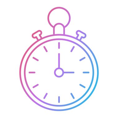 Zaman zaman simgesi vektör illüstrasyonu