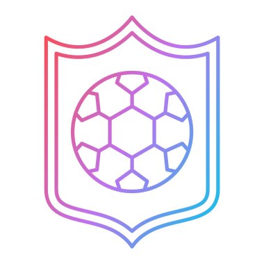 futbol topu ikonu vektör illüstrasyon tasarımı