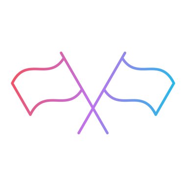 bayrak ikonu vektör illüstrasyonu