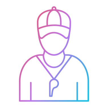 Bir erkek koçun vektör illüstrasyonu