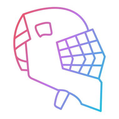 Tenis topu ikon vektörü. İnce çizgi işareti. izole edilmiş sınır sembolü çizimi