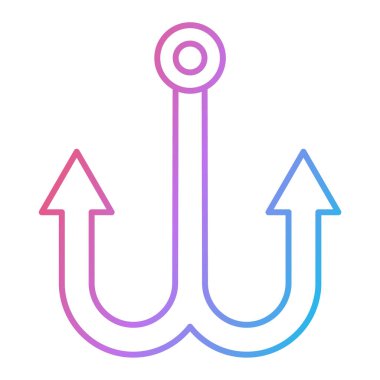 çapa simgesinin vektör illüstrasyonu