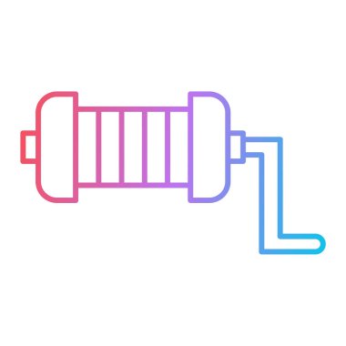 Modern oto tamir simgesinin vektör illüstrasyonu