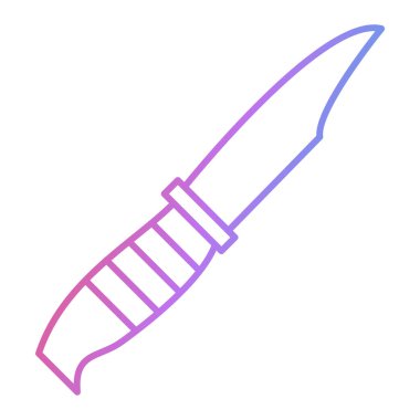 bıçak simgesi vektör illüstrasyonu