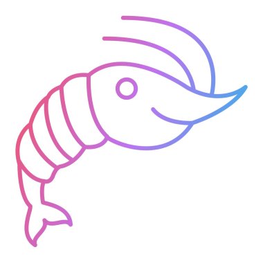 pembe ve mavi renk eğiminin mor çizgi simgesi