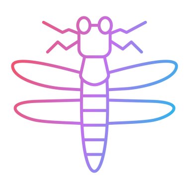 şirin böcek simgesi vektör illüstrasyon tasarımı