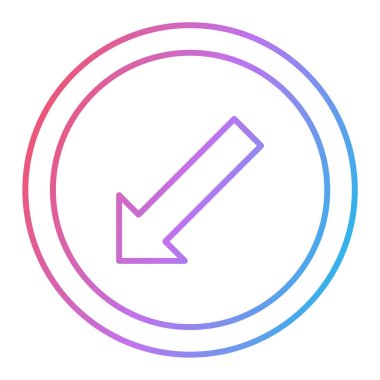 ok simgesi vektör illüstrasyonu