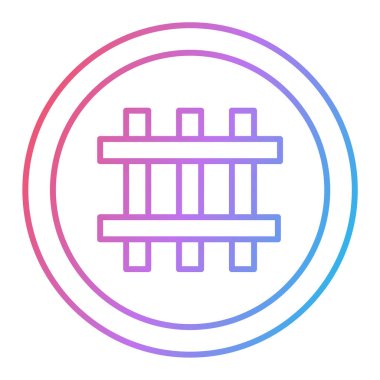 Modern b 'nin vektör çizimi trenin ikonundan yoksun