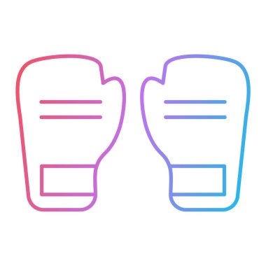 Beyaz arkaplanda çizgi havlusu simgesi izole edildi. Spor malzemeleri. Renkli taslak konsepti. vektör.