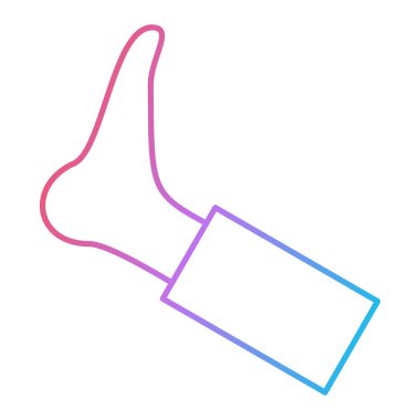 El çizimi, elinde kurdele ve fırça vektör çizimi olan bir kadın resmi.