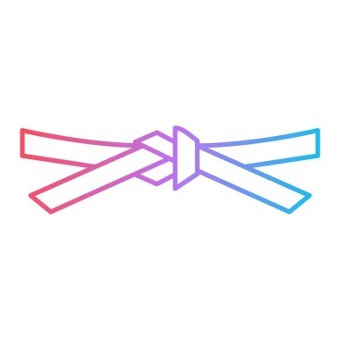 Papyon ikonu. Web için kurdele vektör simgelerinin özet çizimi