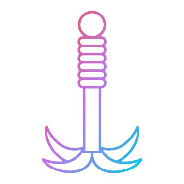 çapa simgesi vektör illüstrasyonu