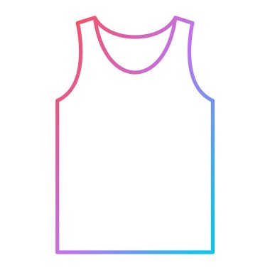 t-shirt vektör simgesi