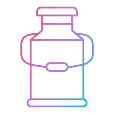 Bira şişesi simgesinin vektör illüstrasyonu