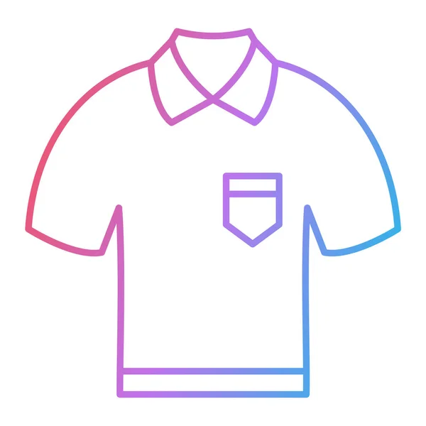 Ícone Camisa Esboço Ilustração Roupas Símbolo Vetorial Para Web —  Vetores de Stock