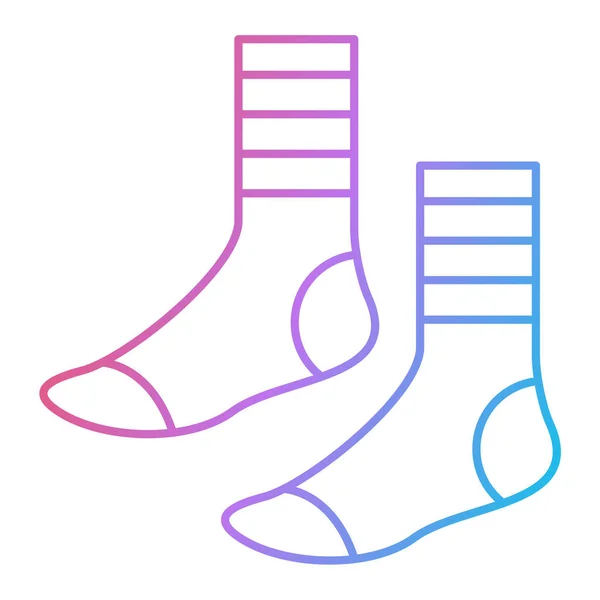 Socks Icon Vector Illustration — Stock Vector