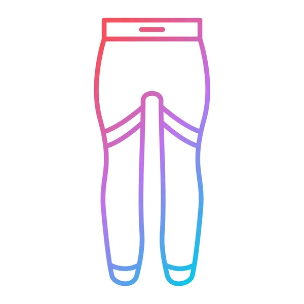 Pantalon Icône Vectoriel Illustration — Image vectorielle