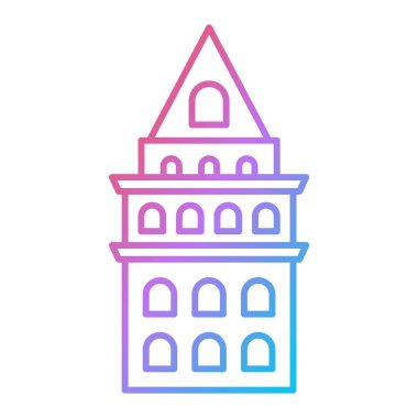 Modern illüstrasyon vektör simgesi oluşturma