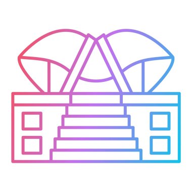 Modern illüstrasyon vektör simgesi oluşturma