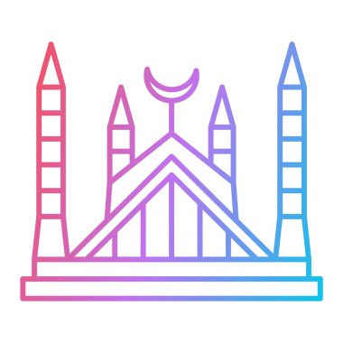 Seo ve teknoloji simgesinin vektör illüstrasyonu