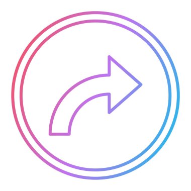 ok simgesinin vektör illüstrasyonu 