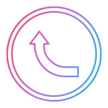 ok simgesinin vektör illüstrasyonu 