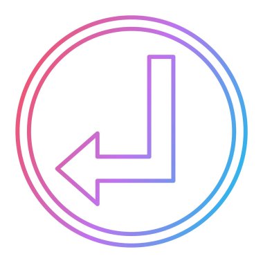 okun modern siyah simgesinin vektör illüstrasyonu