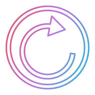 ok simgesi vektör illüstrasyonu