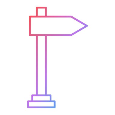 işaret posta simgesi vektör illüstrasyonu