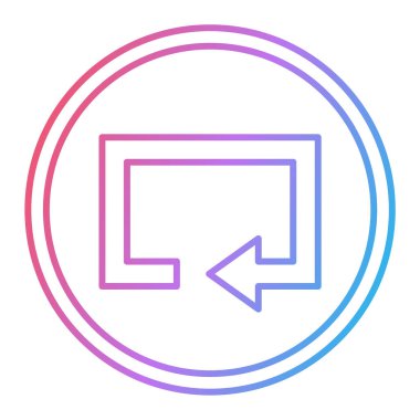 ok simgesinin vektör illüstrasyonu 